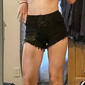 KanCan Los Angeles black shorts size 3